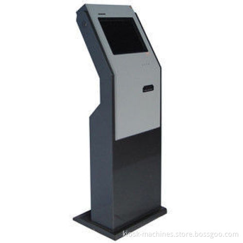 Self-service Touchscreen Queue Kiosk With 80mm Thermal Printer For Payment Service